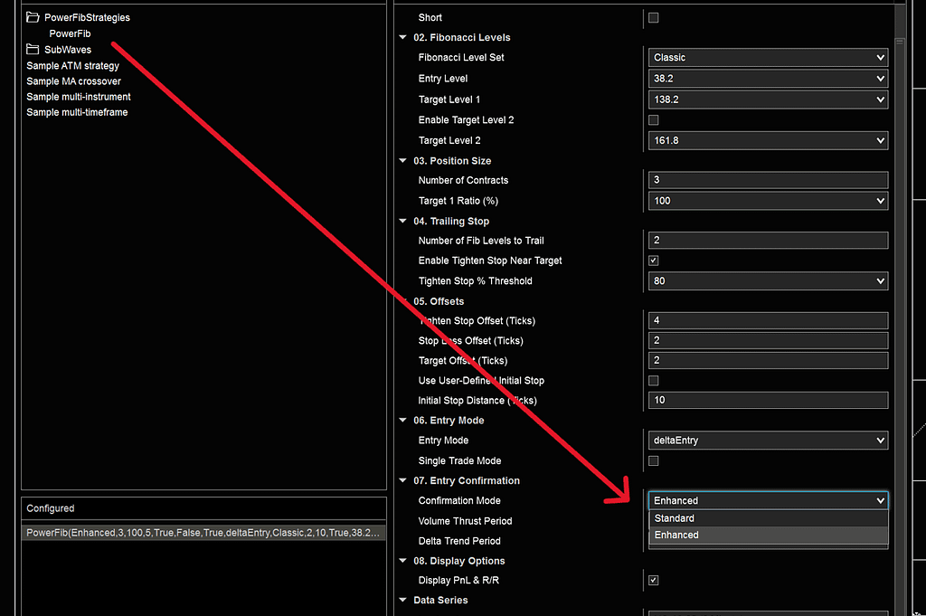 Entry Confirmationi Mode | Enhanced Option