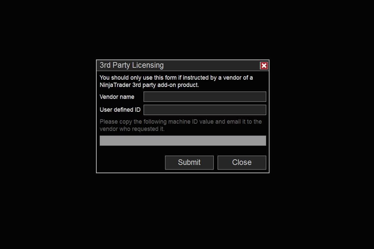 3rd Party Licensing Popup | PowerFib | Automated Trading Strategies